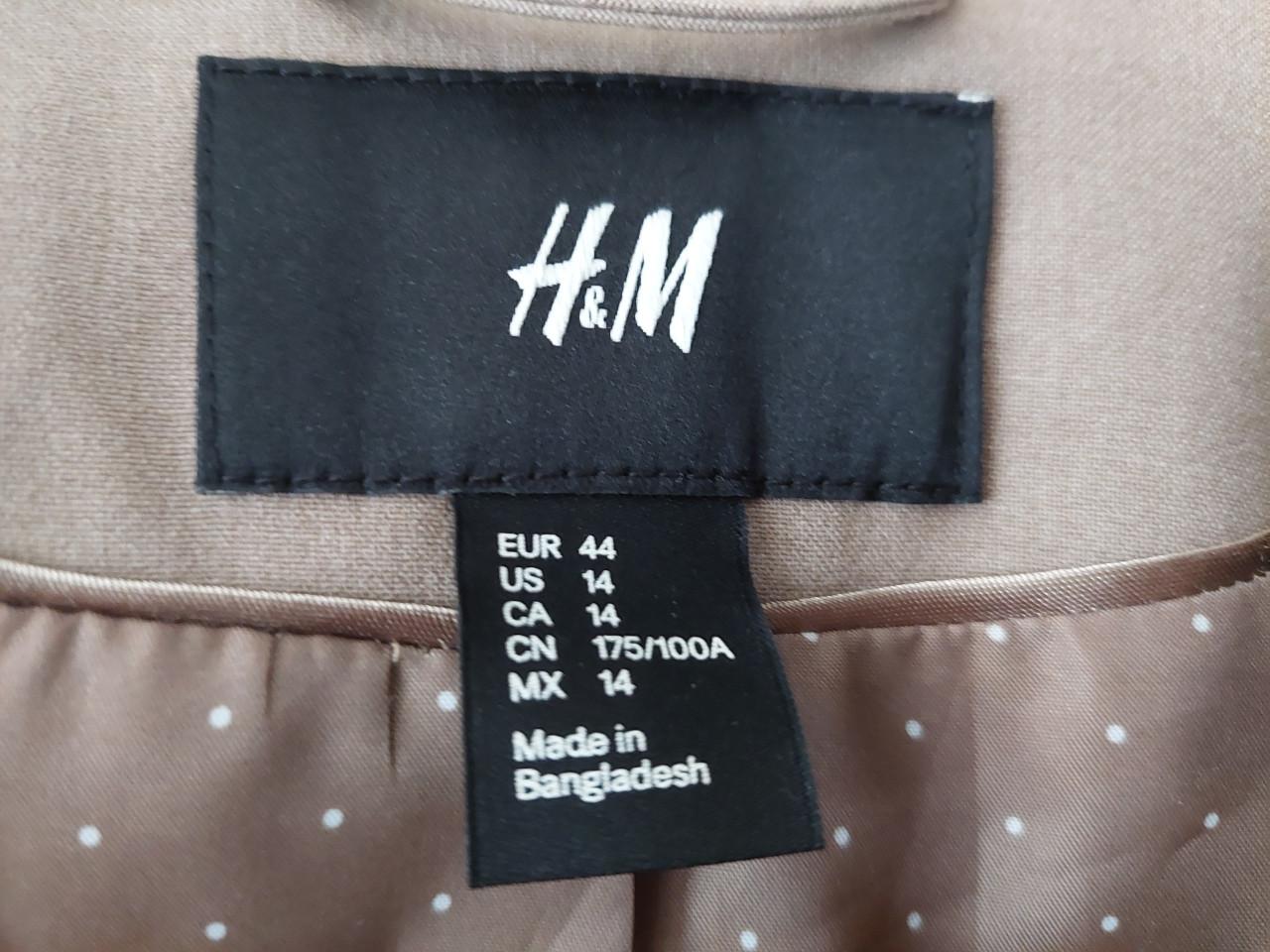 Nieuwe Damesblazer H&M mt 44 taupekleur