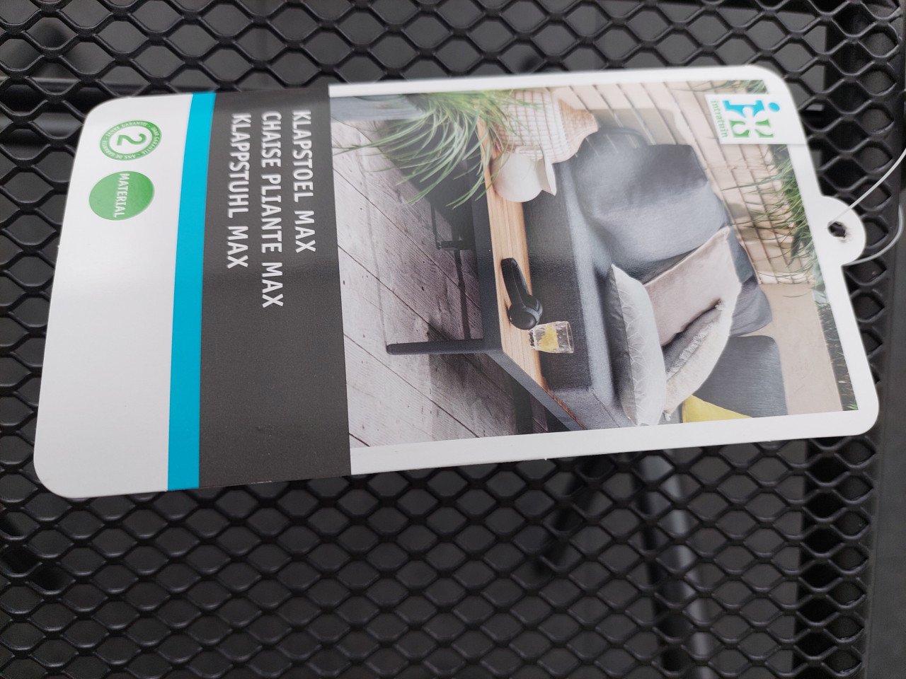 Bistro/tuin klapstoel Nieuw
