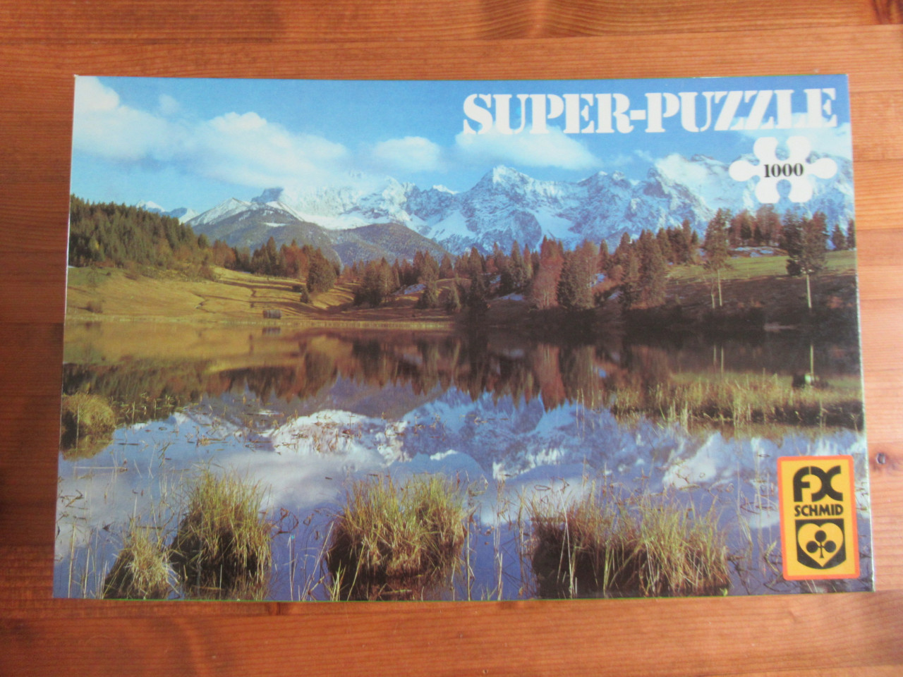 6 leuke volledige puzzels van 1000 stukjes
