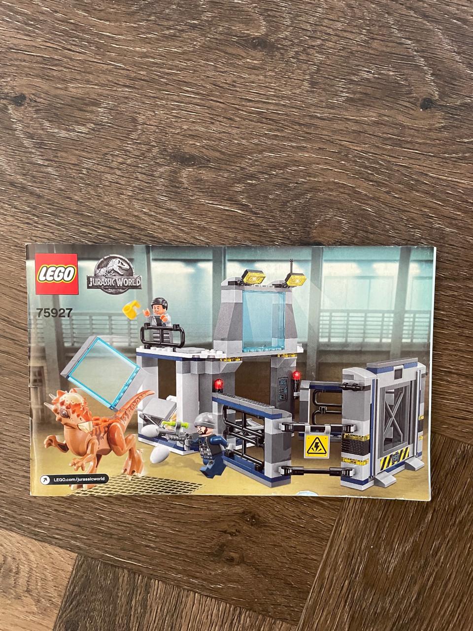Lego Jurassic world: Ontsnapping van stygimoloch 75927