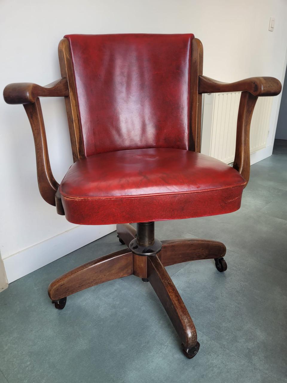 Vintage kantoorstoel
