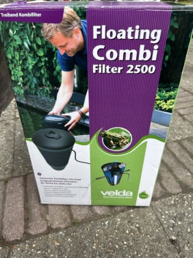 Te koop velda floating 2500 drijvend filter voor vijvers tot 5000 l