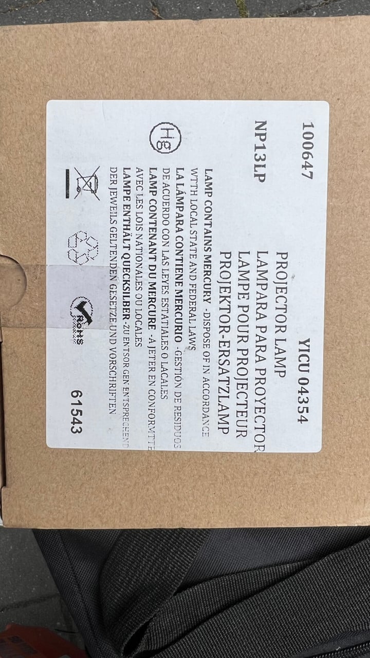 Beamer projector lamp NP13LP (nieuw)