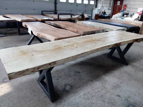 Boomstamtafels Tafelbladen - Planken in boomstamvorm decoratie bar Salon