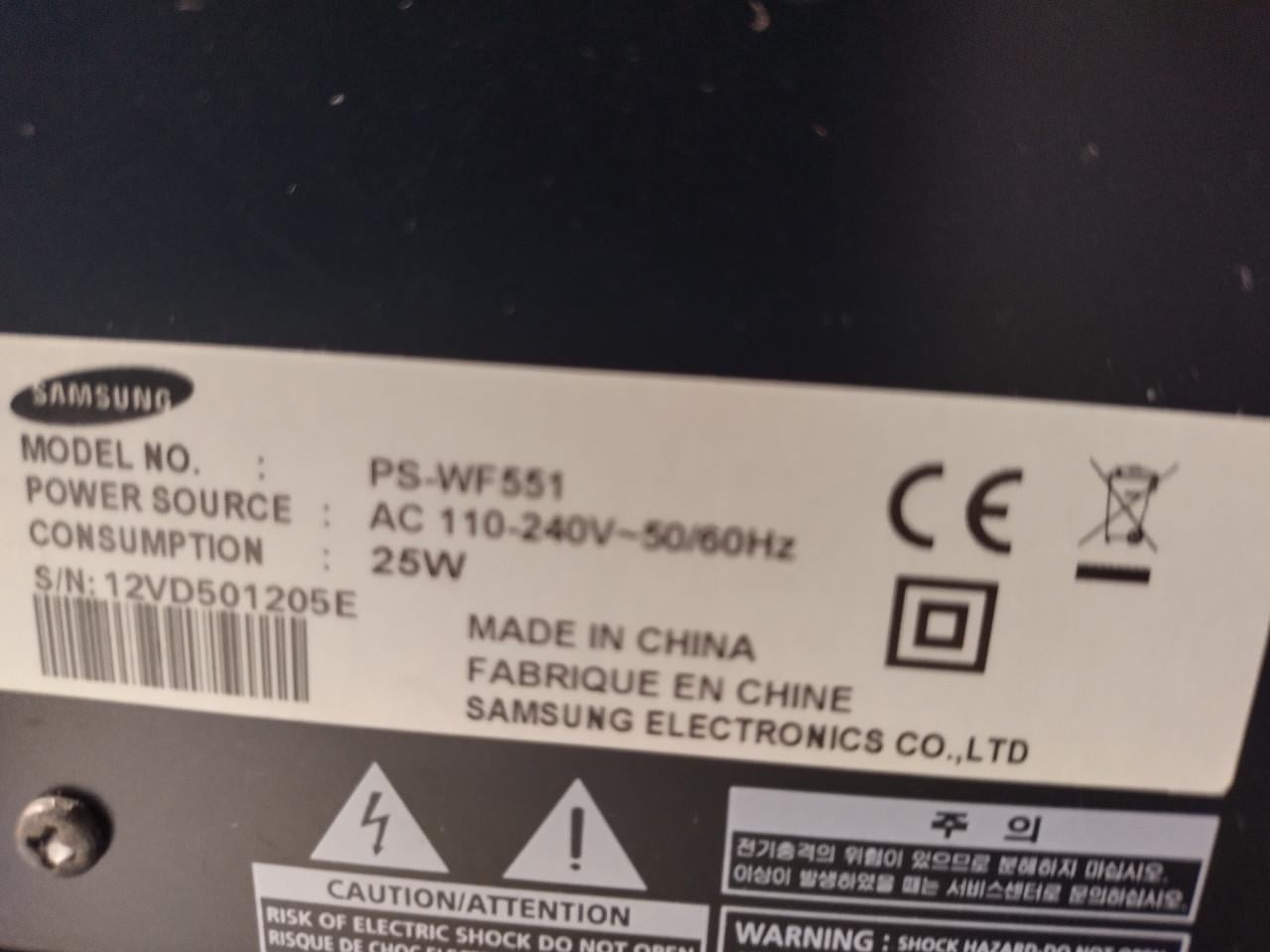 Samsung subwoofer met soundbar