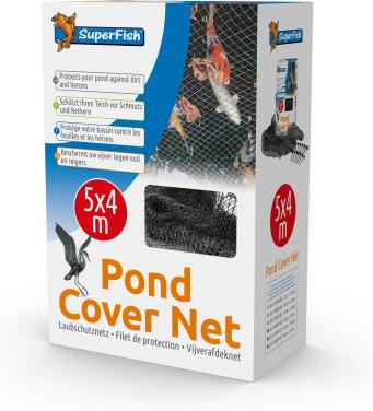 SuperFish Vijvernet 5x4 meter tegen bladvuil in de vijver