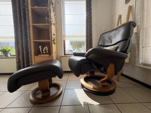 Stressless relax fauteuil met bijpassende hocker