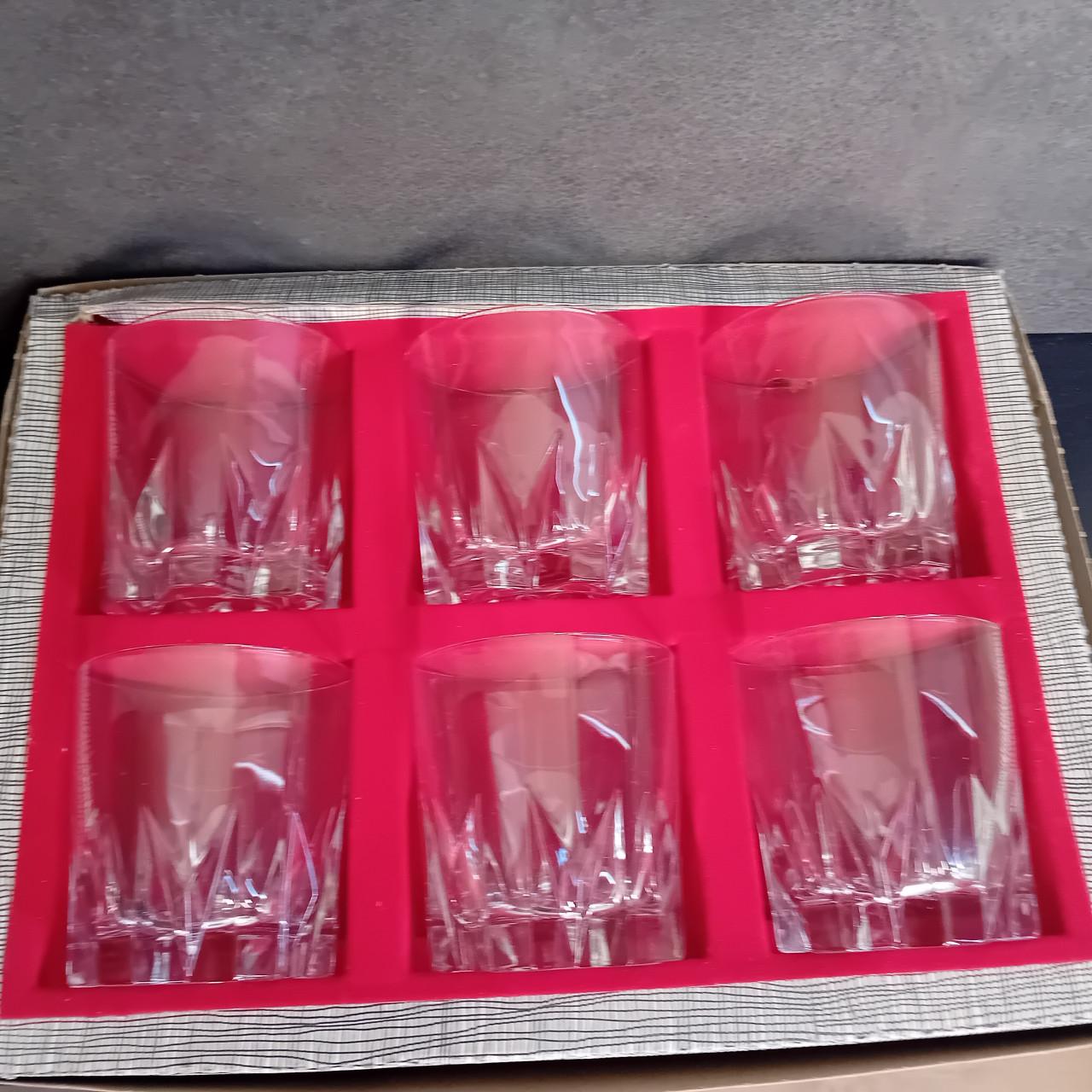 Crystal D'arques whiskey glazen