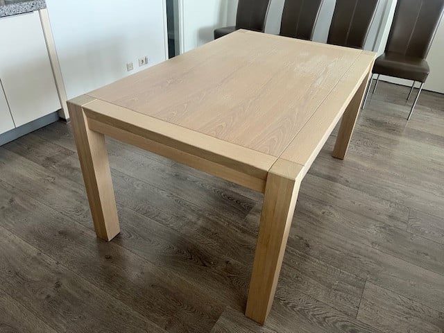 Eethoek met 4 stoelen
