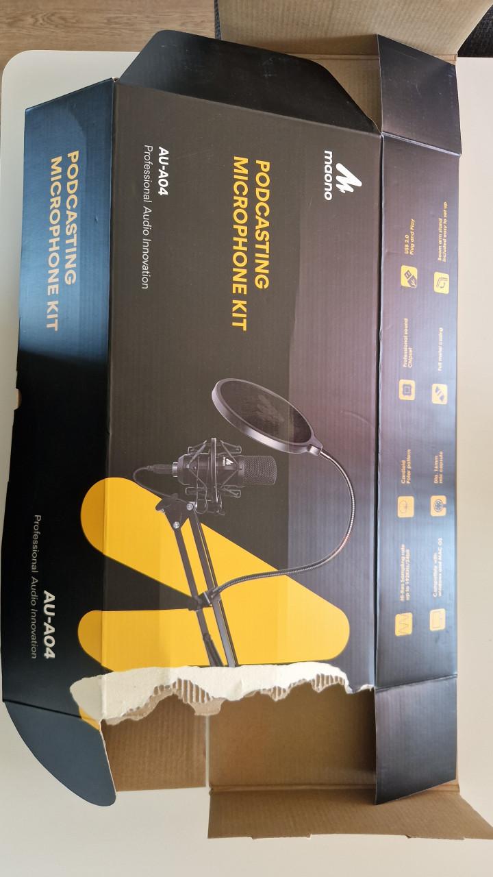 Maono AU-A04T USB Microfoon incompleet