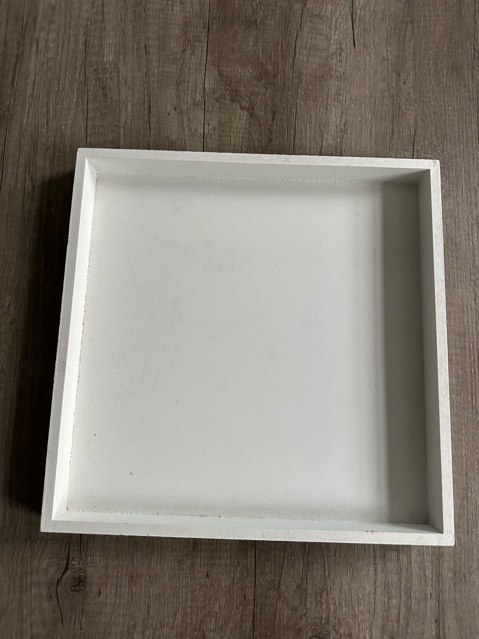 Wit (decoratief) dienblad