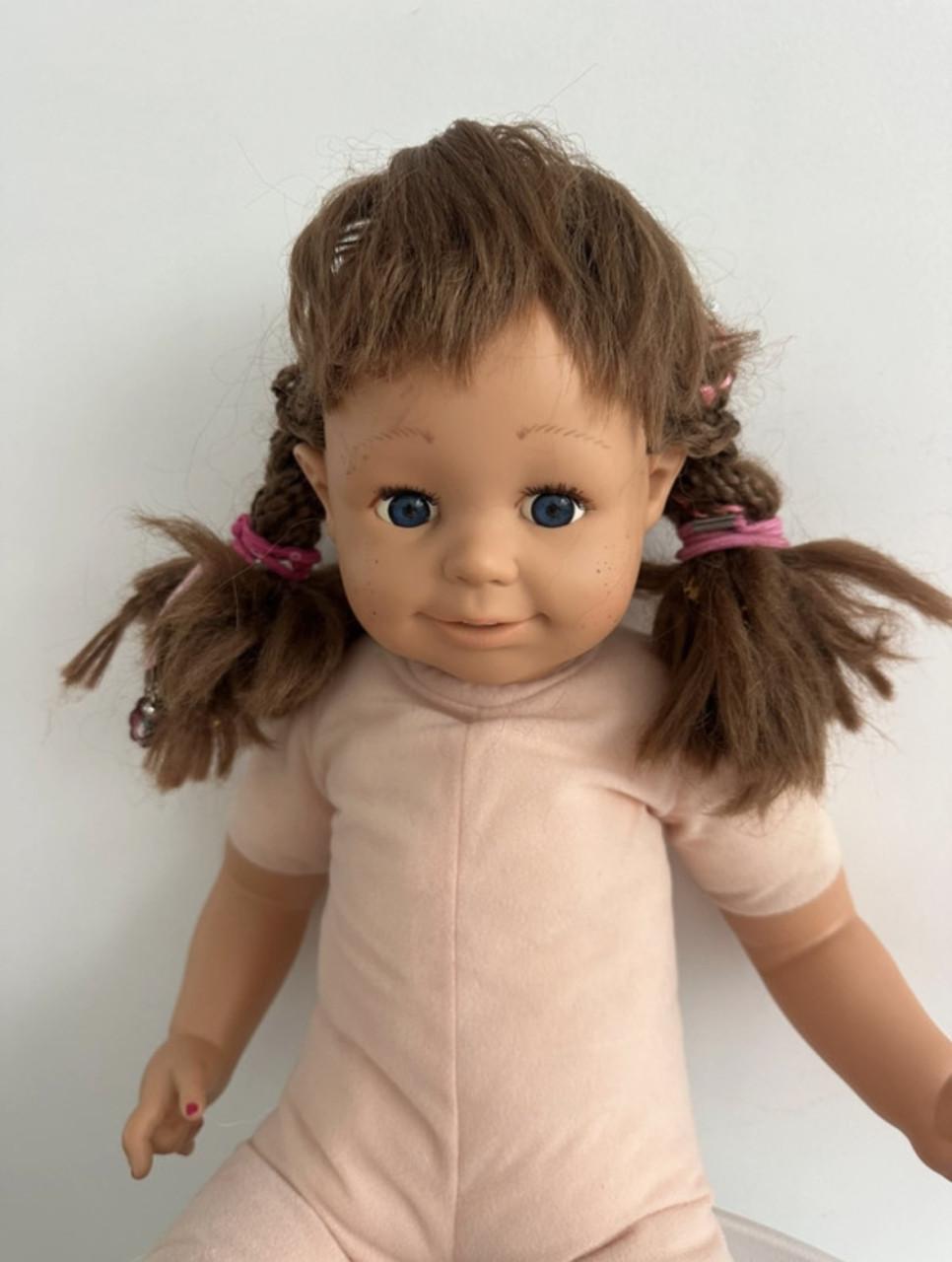 Grote meisjes pop - smoby - bruin haar