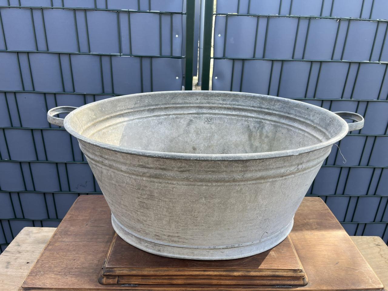 Grote wasteil, metaal verzinkt