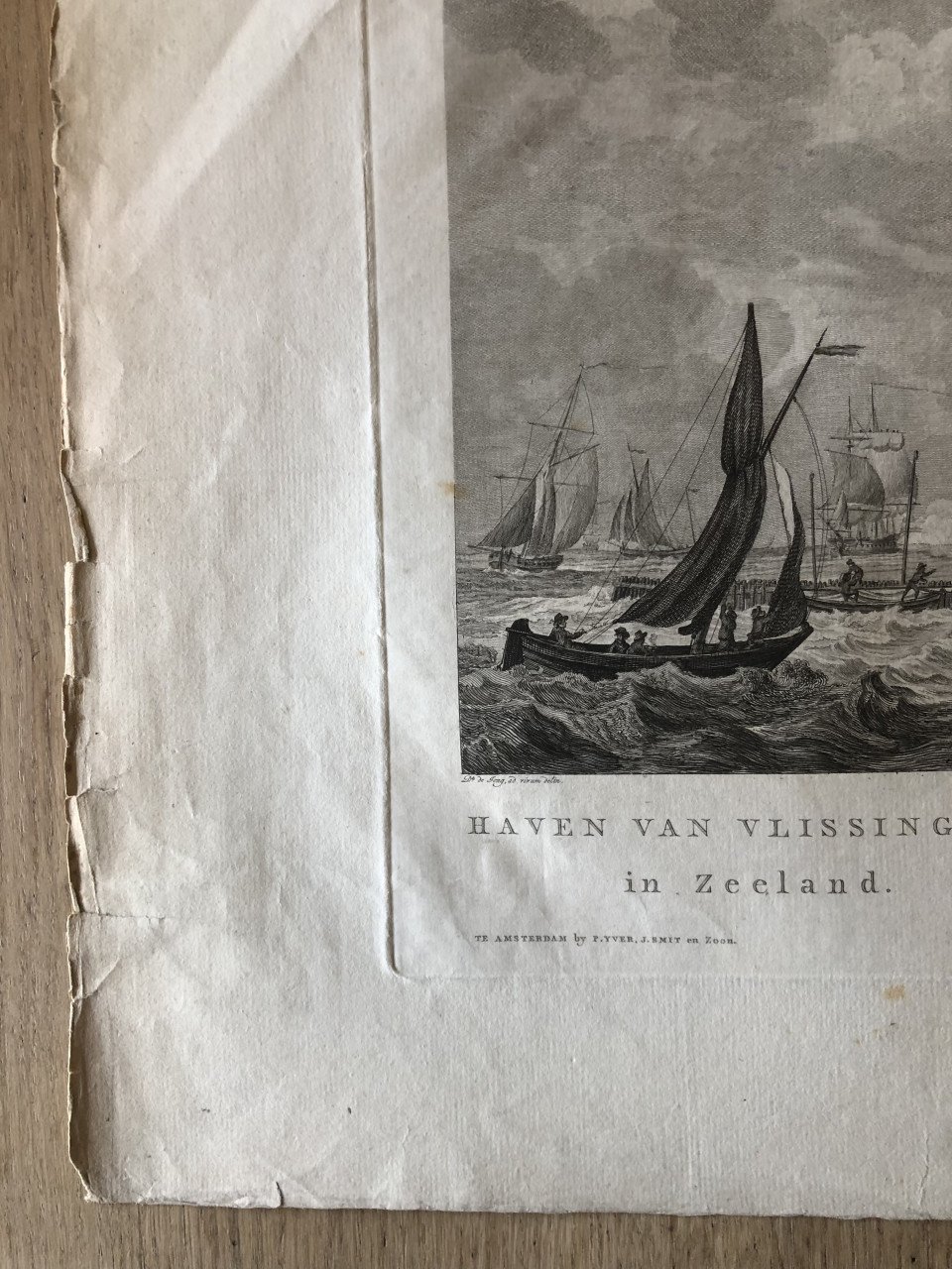 Haven van Vlissingen gravure