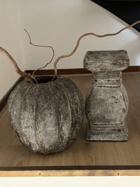 Decorative vaas en console