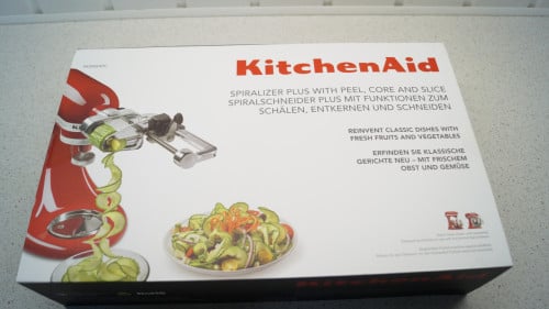 Spiraal plus pel schil accessoire voor Kitchenaid keukenmachine.