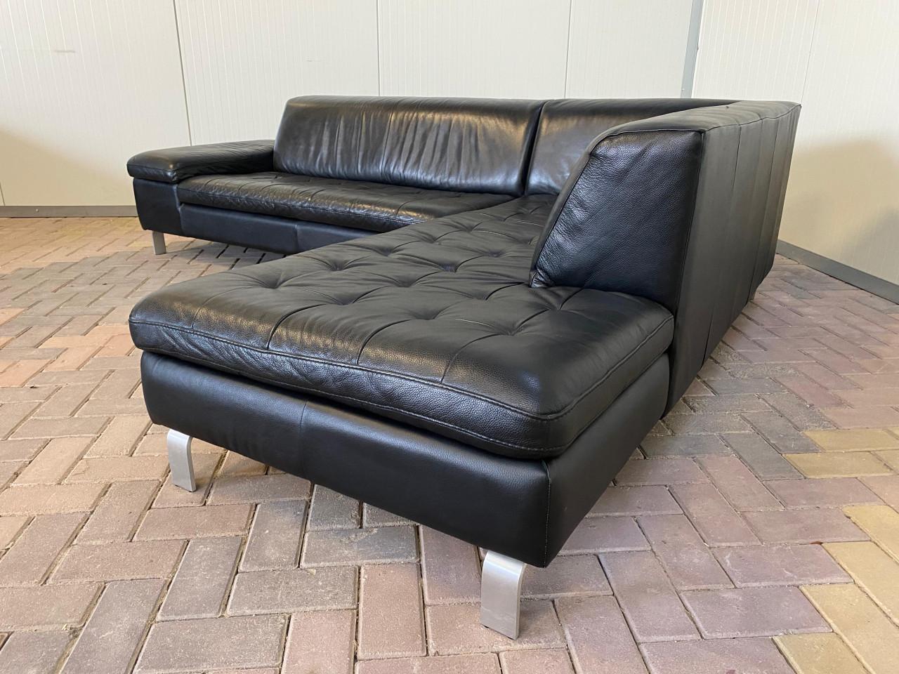 GRATIS LEVERING HEEL NL Calia Italia Echt Leer Hoekbank