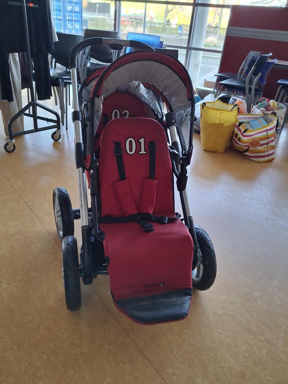 Dubbele kinderwagen