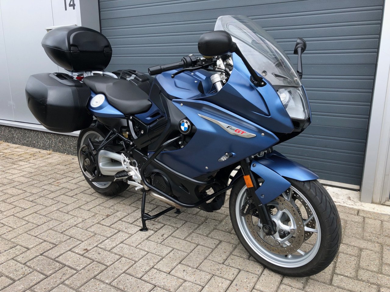 BMW F800GT 2017, A2,  39dkm, ABS/ESA etc. 3 koffers, valbeugel €6750,-