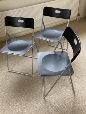 3 klapstoelen