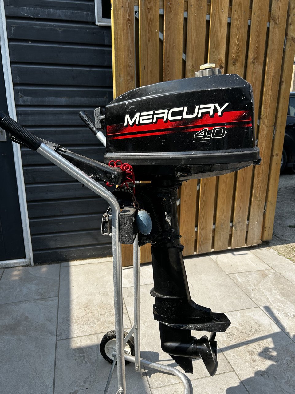Rubberboot met motor