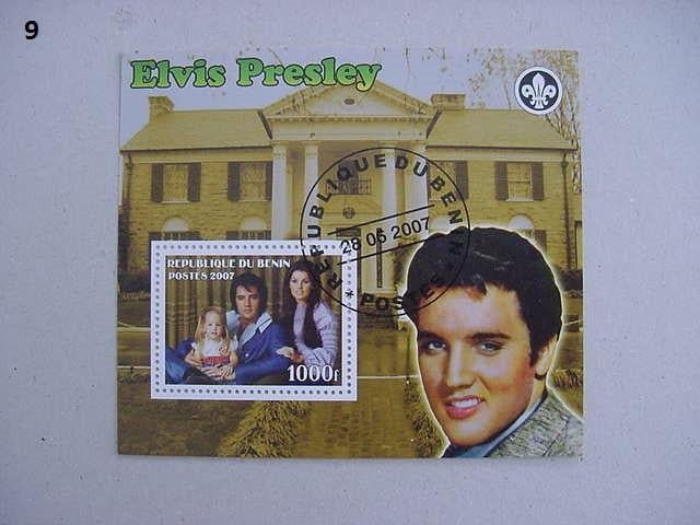 Elvis Presley Postzegelvelletjes