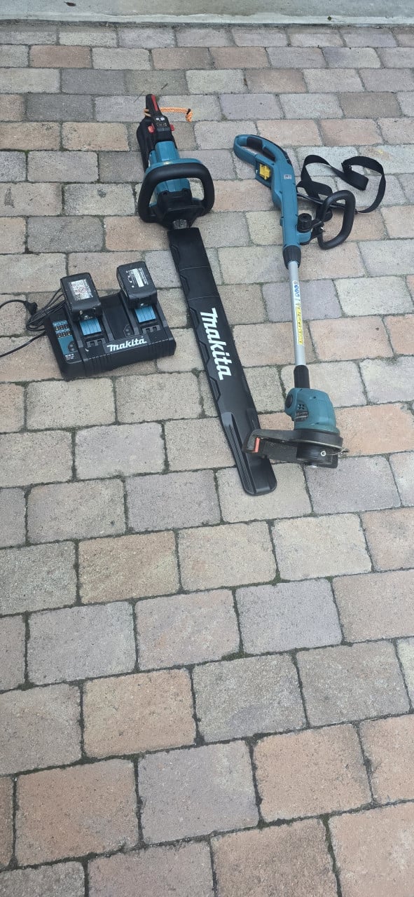 Makita heggenschaar en grastrimmer
