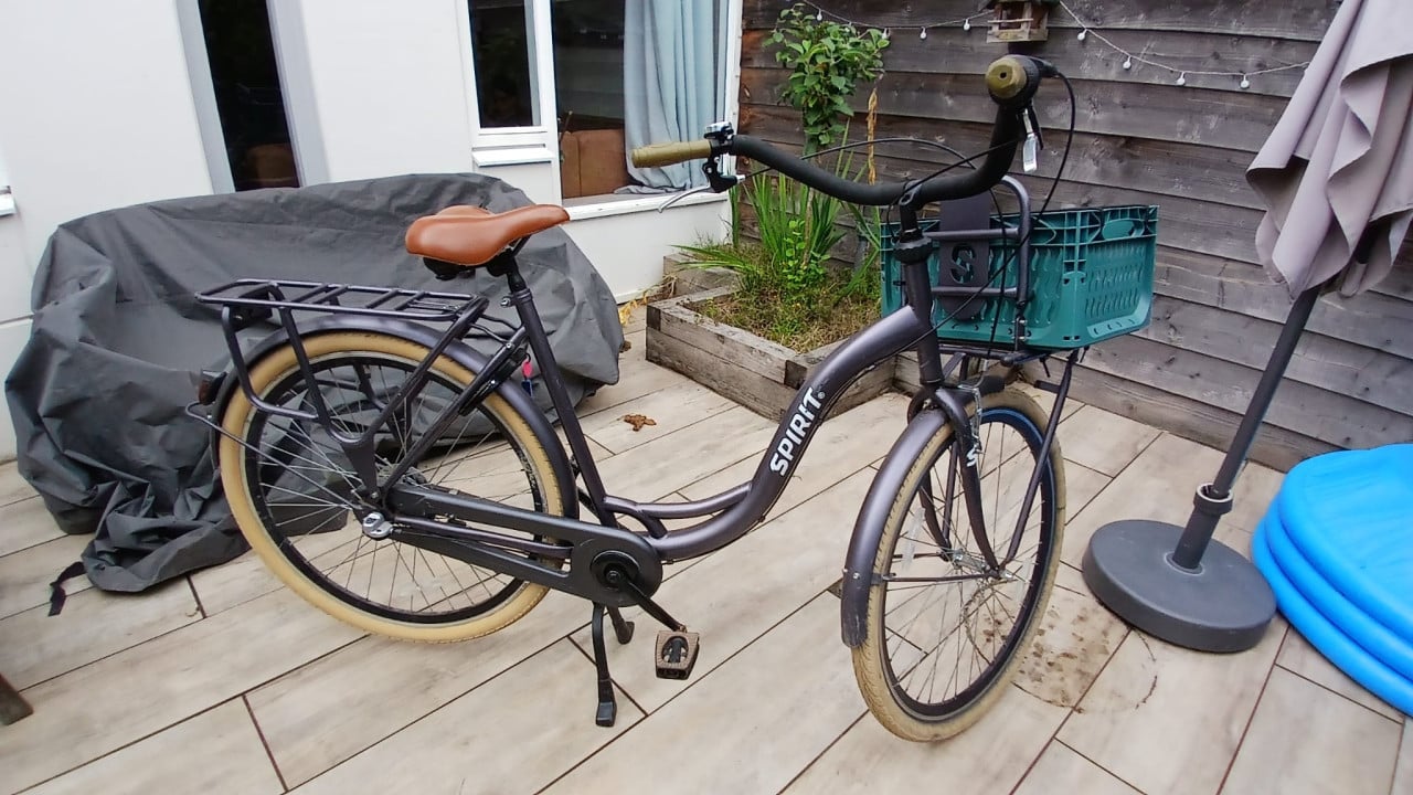 Spirit Moederfiets - Mat Grijs