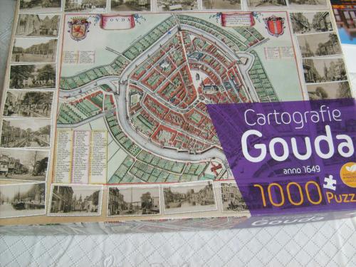 Legpuzzel plattegrond Gouda