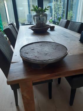 Plateau in prima staat geen koeriersdiensten