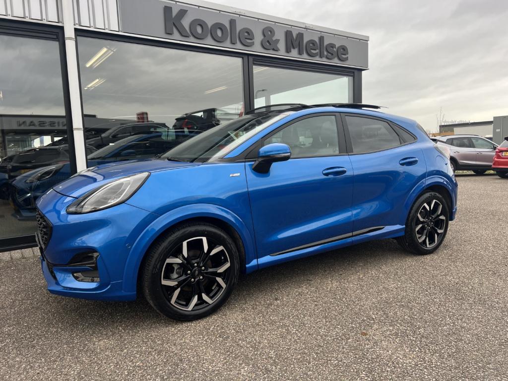 Ford Puma 1.0i ecoboost hybrid 125pk st-line x , panodak , adaptive cc, car