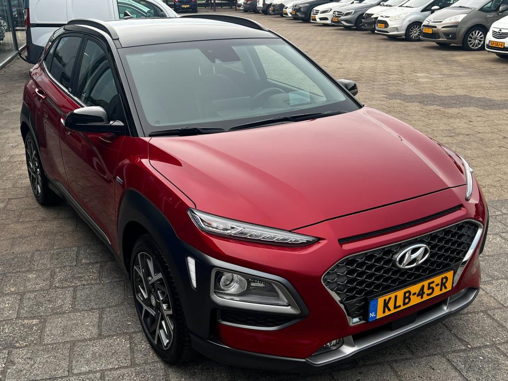 Hyundai Kona 1.6 gdi hev premium two tone, leer, camera, head up display en