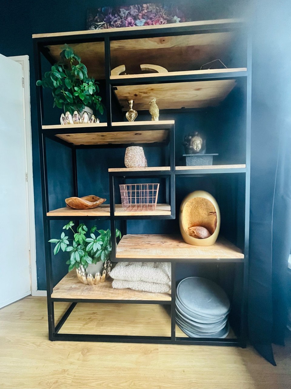 Mango houten open kast (groot)