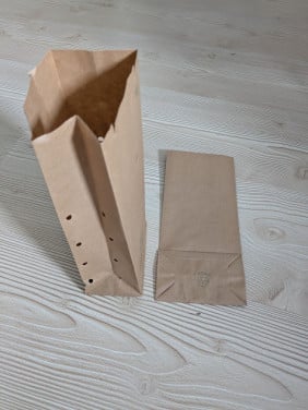 Papieren verpakkingszakjes