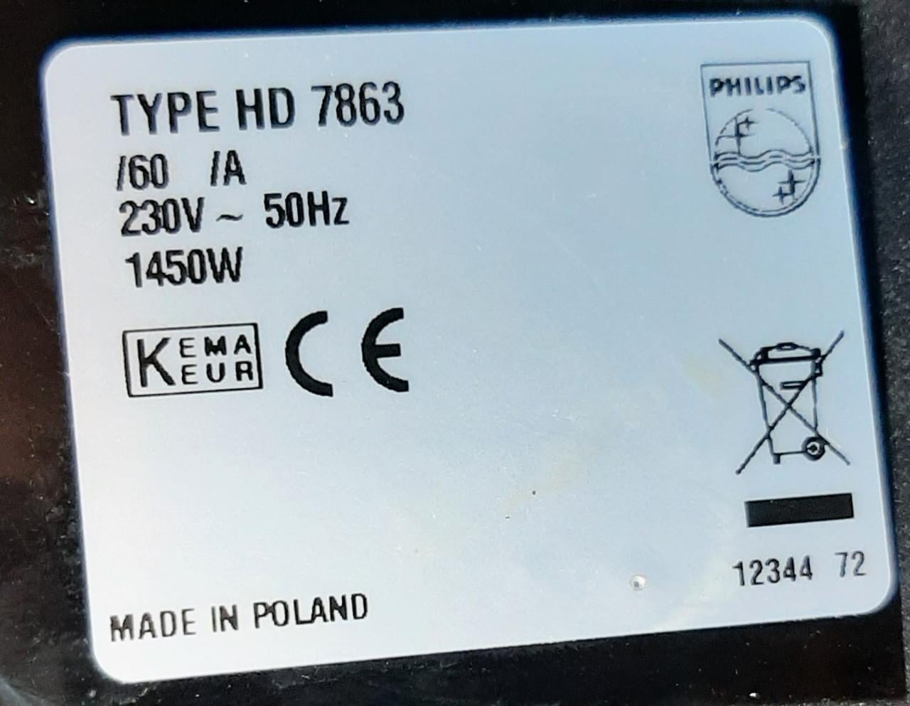 Senseo koffiezet apparaat type 7863