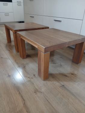 2 eiken salontafels