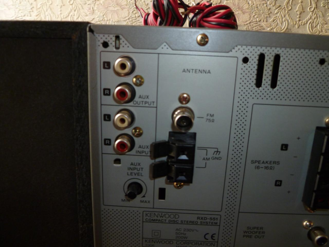 Kenwood stereoset met een 3 cd wisselaar