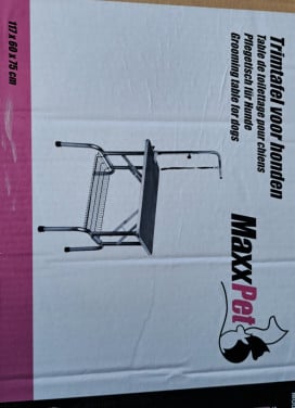 Nieuwe trimtafel