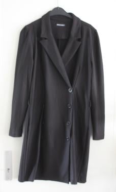 Zwarte blazer lang maat l