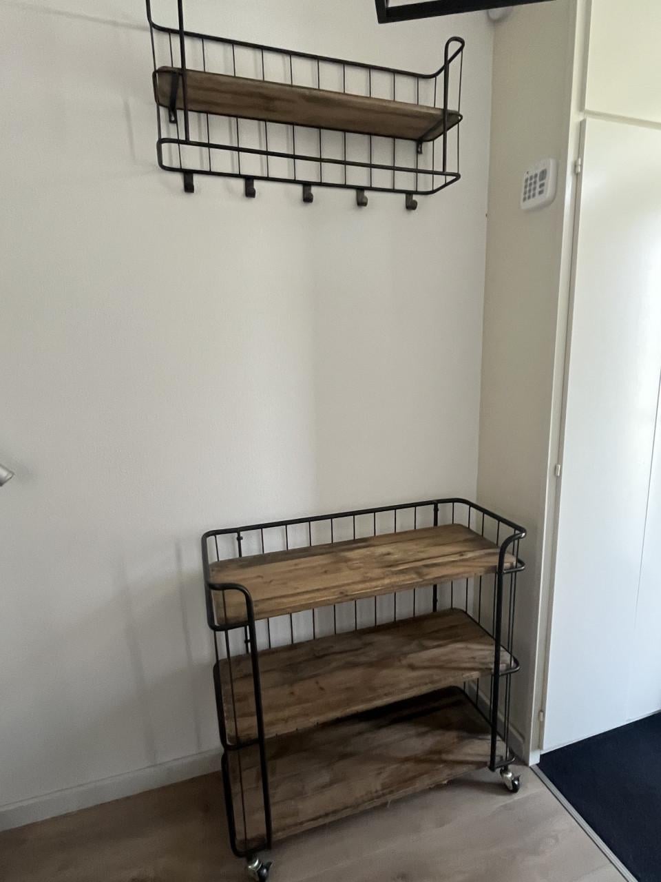 Kapstok en schoenenrek / trolley