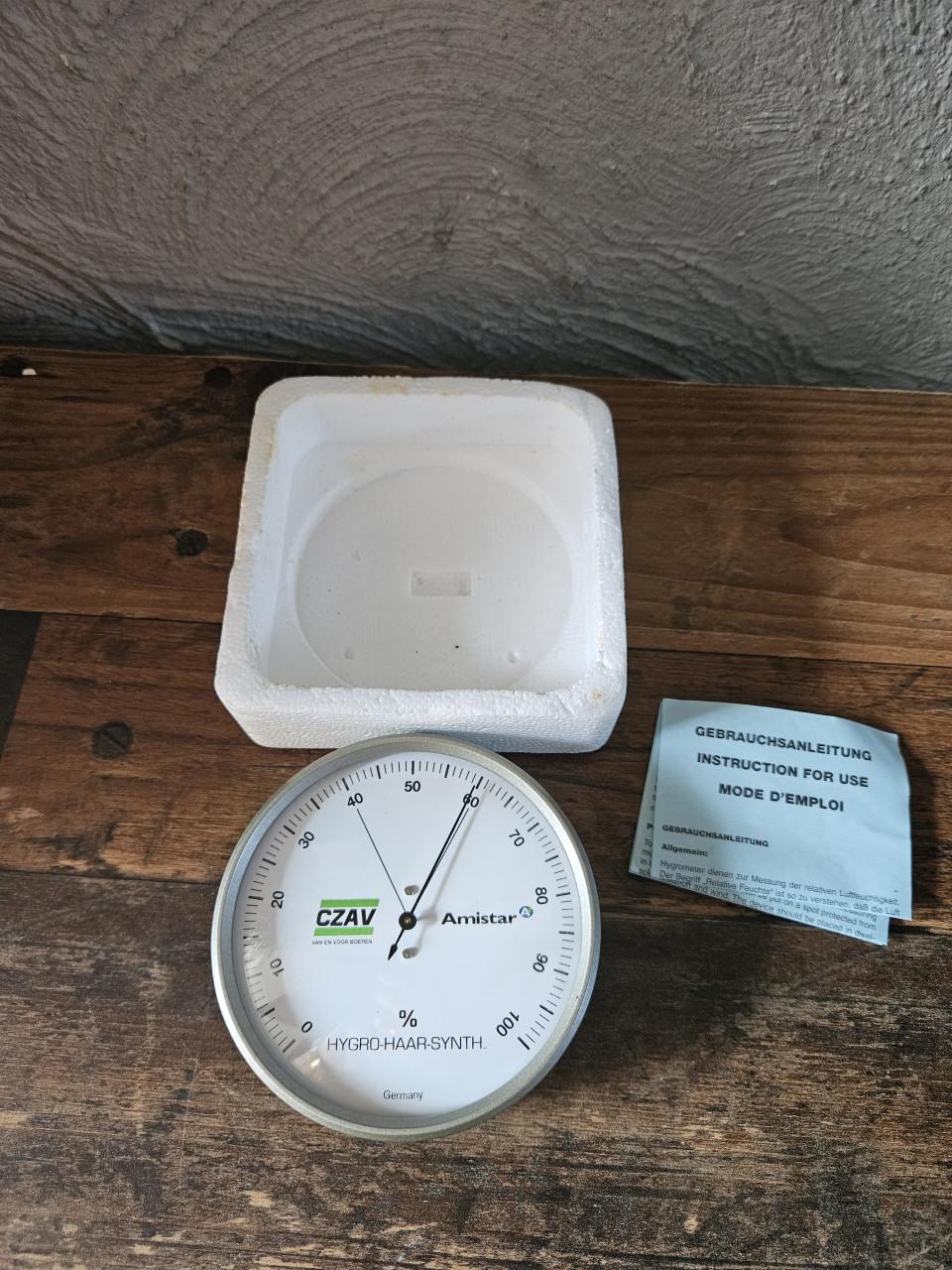 Amistar Hygro-Haar-Synth Hygrometer - Nieuw in doos