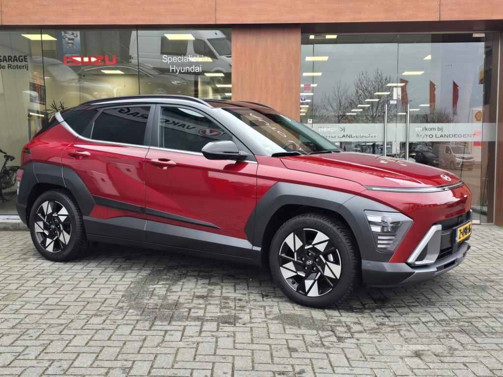 Hyundai Kona 1.6 gdi hev premium | camera | carplay | trekhaak | stoel/ stu