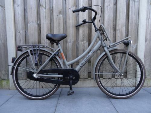 🚲 Cortina U4 Transport Meisjesfiets – 24 inch | Grey Matt