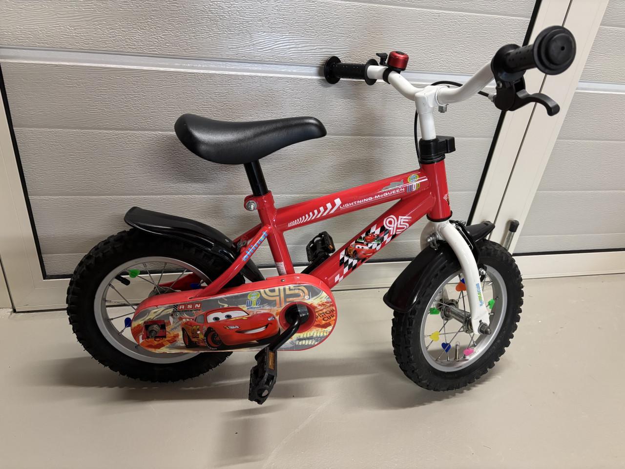 Mooi jongensfietsje 12 inch met luchtbandjes, leeftijd van 2,5 tot 5 jaar