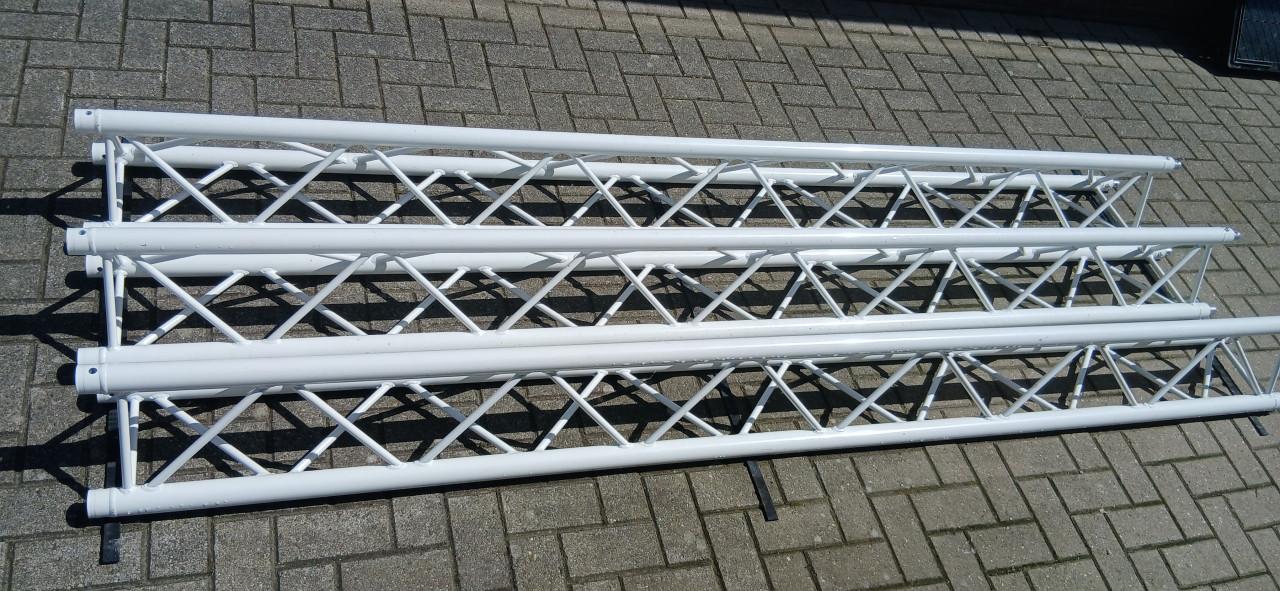 3 keer 3meter truss wit gepoedercoat