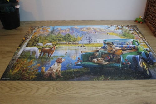 Puzzel,,landelijk tafereel