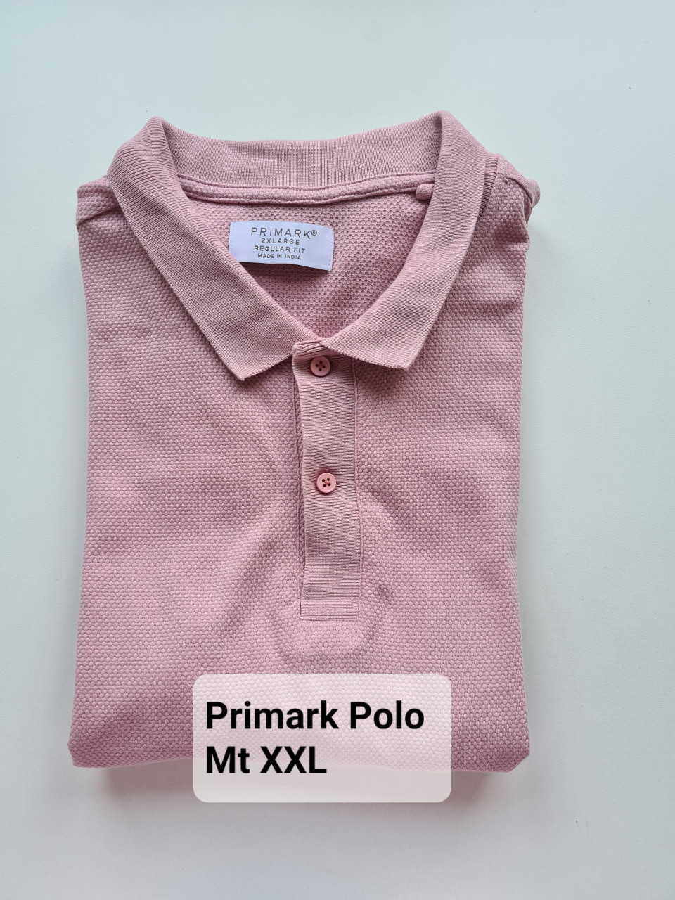 Nieuw Primark roze polo shirt in maat XXL.