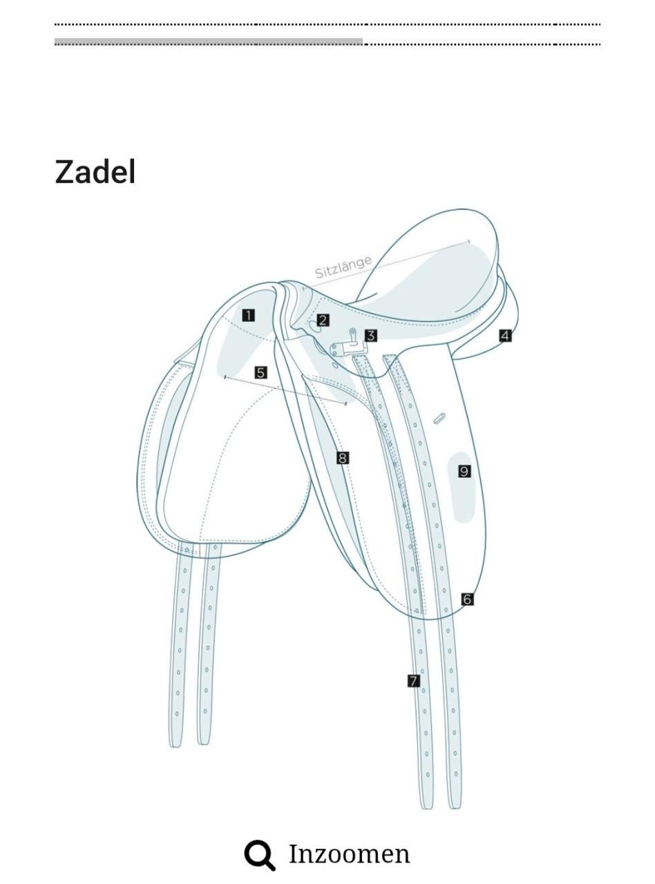 KN dressuurzadel Symfonie 17 inch