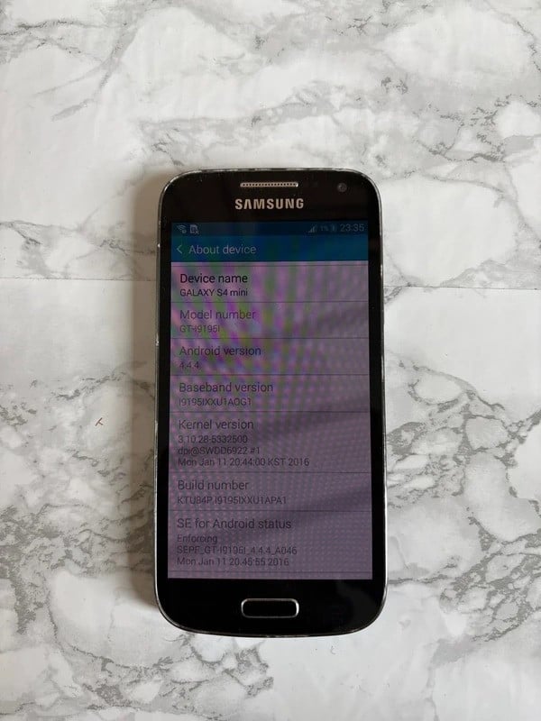 Samsung Galaxy S4 Mini 📱 Zwart – 8GB Opslag