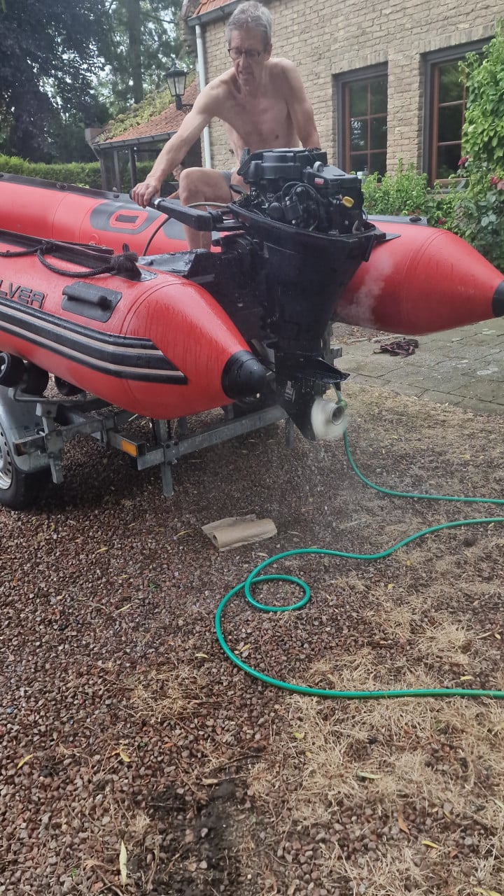 Boot met trailer